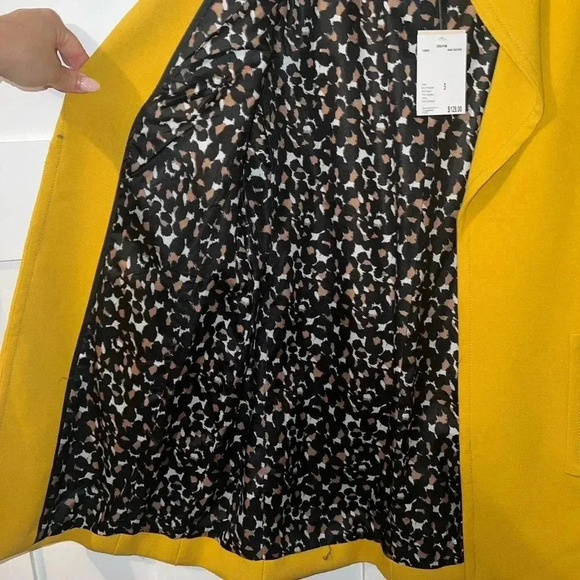 NWT Yellow/Mustard Quarter Sleeve Jacket - Picture 4 of 5
